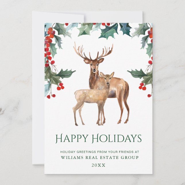 Cartes Pour Fêtes Annuelles Élégant Mistletoe Dee Christmas Salutation d'entre (Devant)
