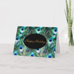 Cartes Pour Fêtes Annuelles Elégant mode vacances de Noël Mariage Peacock