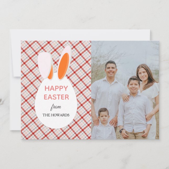 Cartes Pour Fêtes Annuelles Elegant Modern Patterns Happy Easter Photo (Devant)
