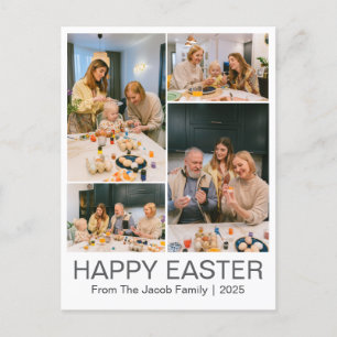 Cartes Pour Fêtes Annuelles Elégant Moderne Joyeux Famille de Pâques Quatre ph