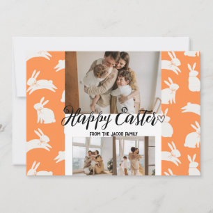 Cartes Pour Fêtes Annuelles élégant moderne Pâques, famille trois photo collag