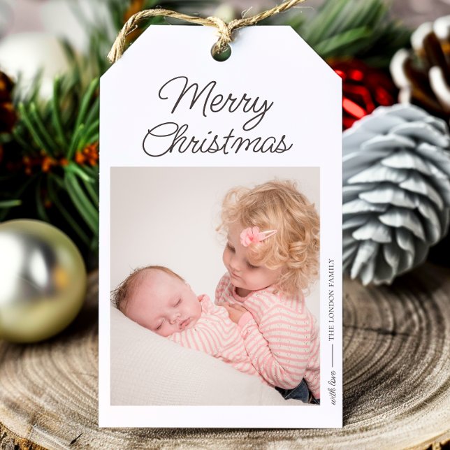 Cartes Pour Fêtes Annuelles Élégant moderne Photo Joyeux Noël (Créateur téléchargé)