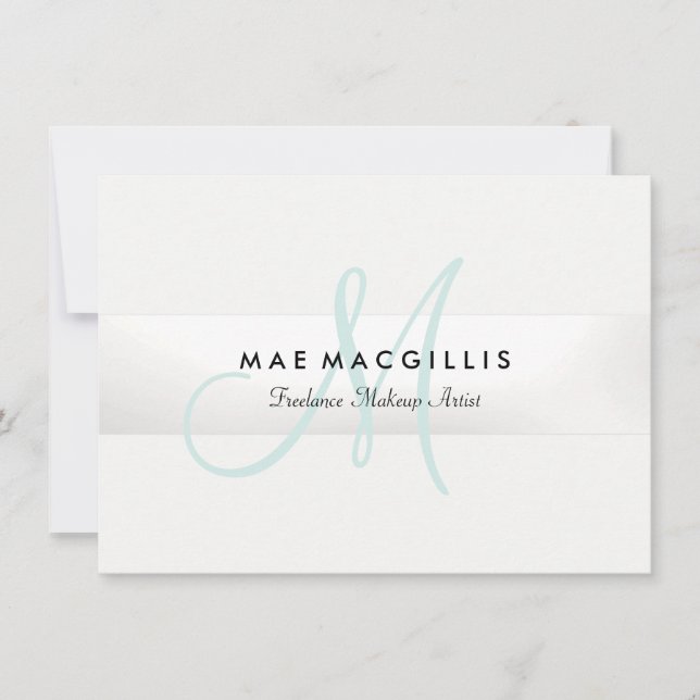 Cartes Pour Fêtes Annuelles Élégant Monogramme Silver Stripe Certificat cadeau (Devant)