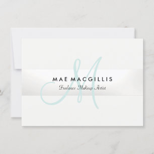 Cartes Pour Fêtes Annuelles Élégant Monogramme Silver Stripe Certificat cadeau
