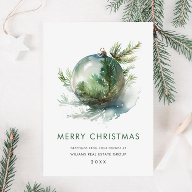 Cartes Pour Fêtes Annuelles Élégant Noël Ornament Accueil d'entreprise (Créateur téléchargé)