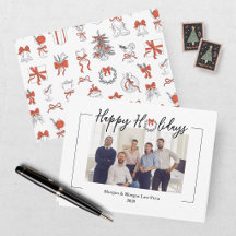 Élégant Noël Rouge et Noir de Fêtes
