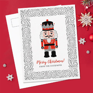 Cartes Pour Fêtes Annuelles Élégant Noisette de Noël Rouge