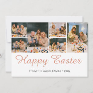 Cartes Pour Fêtes Annuelles élégant Pâques moderne, famille Six photo collage