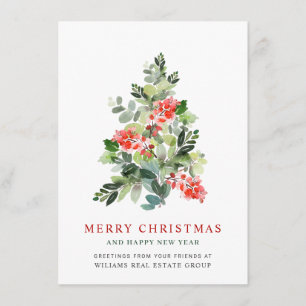 Cartes Pour Fêtes Annuelles Elégant Pine Tree Noël Accueil d'entreprise