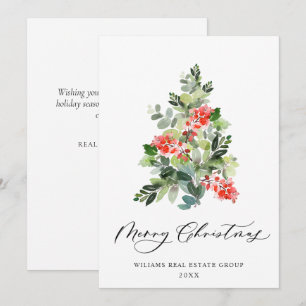 Cartes Pour Fêtes Annuelles Elégant Pine Tree Noël Accueil d'entreprise