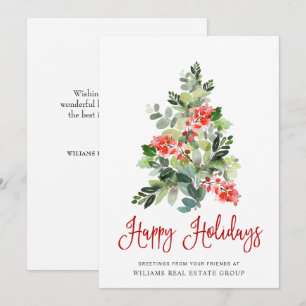 Cartes Pour Fêtes Annuelles Elégant Pine Tree Noël Accueil d'entreprise