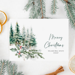 Cartes Pour Fêtes Annuelles Elégant Pine Tree Noël Accueil d'entreprise