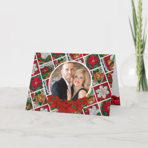 Cartes Pour Fêtes Annuelles Élégant Poinsettia personnalisés Noël