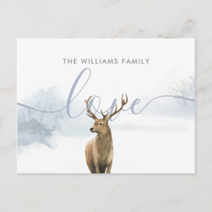 Cartes Pour Fêtes Annuelles Élégant stade de bois hivernal de Noël