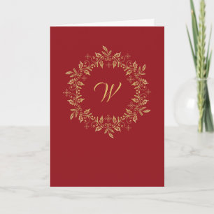 Cartes Pour Fêtes Annuelles Elégante couronne d'or que vous avez choisi COULEU