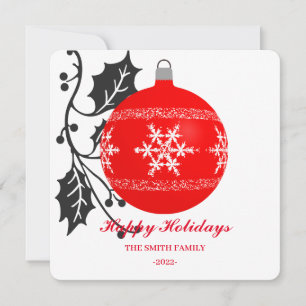 Cartes Pour Fêtes Annuelles Élégante décoration de Noël