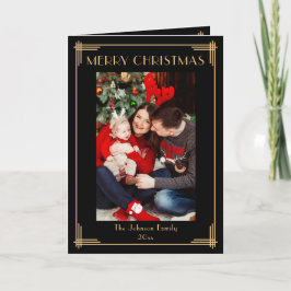 Cartes Pour Fêtes Annuelles Élégante photo Joyeux Noël