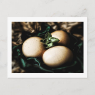 Cartes Pour Fêtes Annuelles Elégants oeufs de Pâques