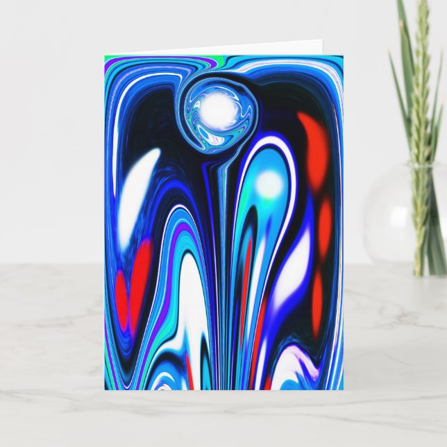 Cartes Pour Fêtes Annuelles Éléments futurs art (Devant)