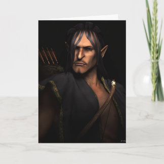 Cartes Pour Fêtes Annuelles Elf foncé