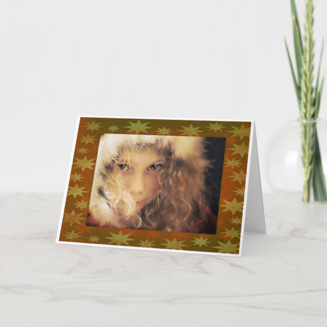 Cartes Pour Fêtes Annuelles Elfe de Noël (Devant)