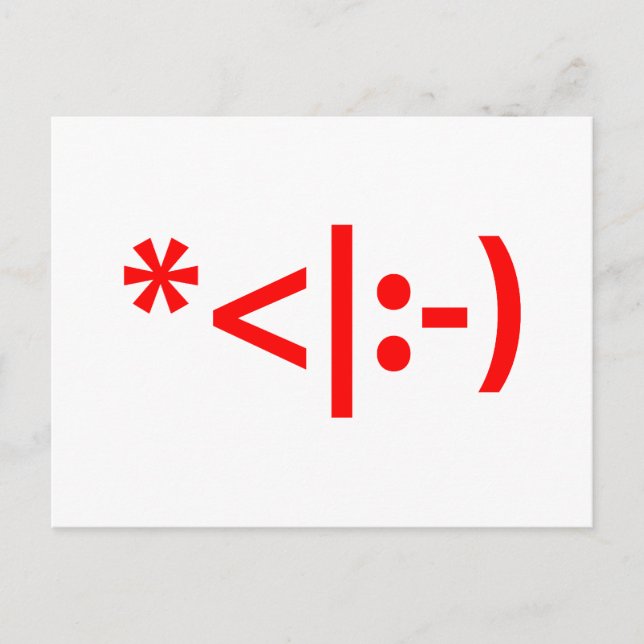 Cartes Pour Fêtes Annuelles Elfe de Noël Emoticon Xmas ASCII Texte Art (Devant)