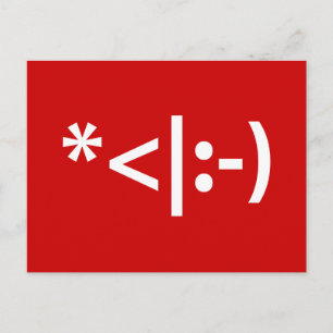 Cartes Pour Fêtes Annuelles Elfe de Noël Emoticon Xmas ASCII Texte Art