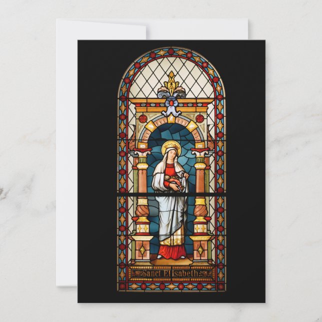 Cartes Pour Fêtes Annuelles Élisabeth de Hongrie (Devant)