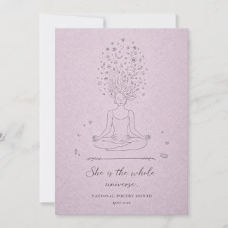 Cartes Pour Fêtes Annuelles Elle Est La Femme Céleste De L'univers Poésie