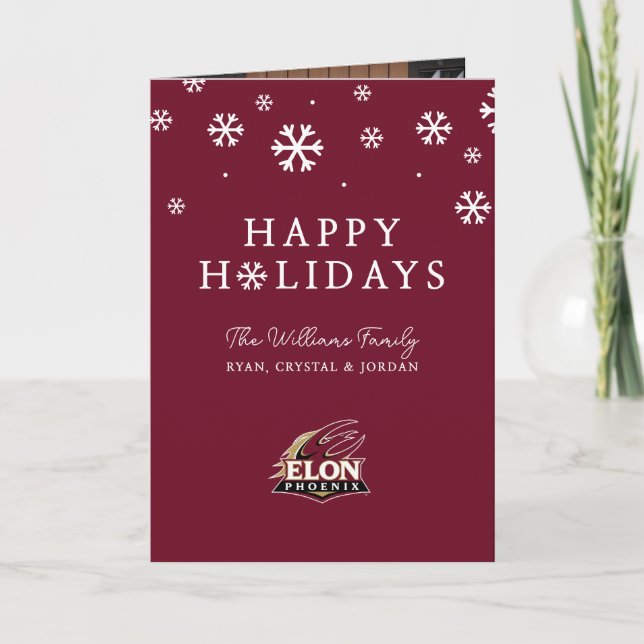 Cartes Pour Fêtes Annuelles Elon Phoenix (Devant)
