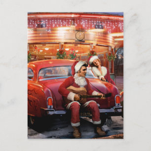 Cartes Pour Fêtes Annuelles Elvis et Marilyn Christmas