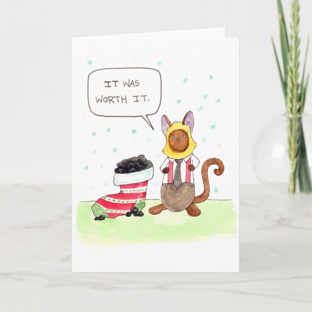 Cartes Pour Fêtes Annuelles Elvis' Stocking (Devant)