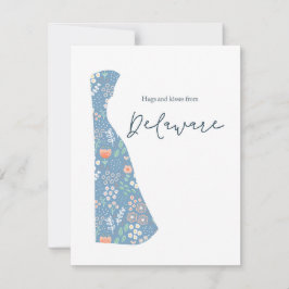 Cartes Pour Fêtes Annuelles Embrous et baisers du Delaware