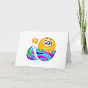 Cartes Pour Fêtes Annuelles Emoji oeuf de Pâques