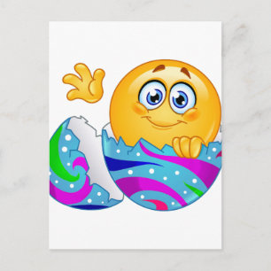 Cartes Pour Fêtes Annuelles Emoji oeuf de Pâques
