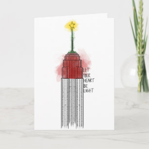 Cartes Pour Fêtes Annuelles Empire State Christmas
