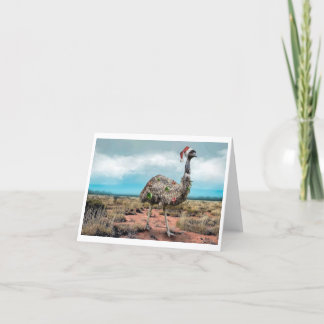 Cartes Pour Fêtes Annuelles Emu de Noël australien