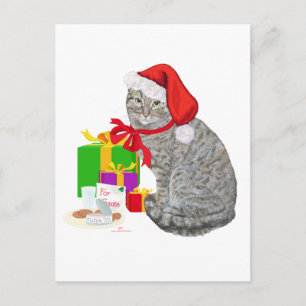 Cartes Pour Fêtes Annuelles En attente de Père Noël