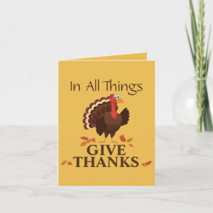 Cartes Pour Fêtes Annuelles En Toutes Choses Merci Dinde Joyeux Thanksgiving