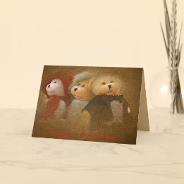 Cartes Pour Fêtes Annuelles En Ville Ours Valentine