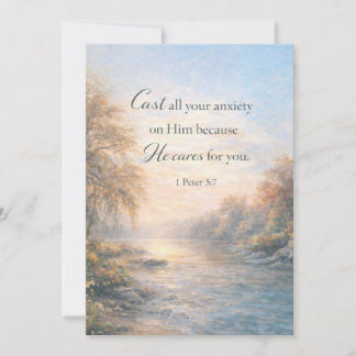 Cartes Pour Fêtes Annuelles Encouragement personnalisé par les Écritures chrét