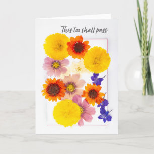Cartes Pour Fêtes Annuelles Encouragement Pour Toute Personne De Belles Fleurs