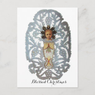 Cartes Pour Fêtes Annuelles Enfant Jésus, Antique Papier de Noël Carture