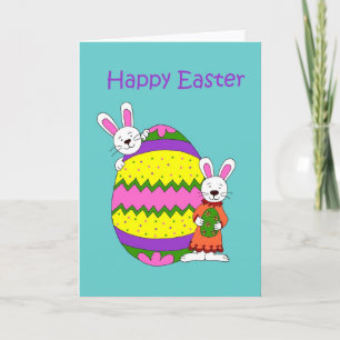 Cartes Pour Fêtes Annuelles Enfants avec oeuf de Pâques