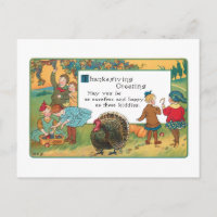 Enfants de la récolte vintage et versets d'action