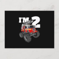 Enfants Monster Fire Truck 2e anniversaire garçon 