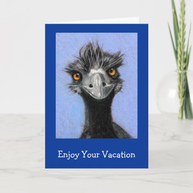 Cartes Pour Fêtes Annuelles Enjoy YOUR VACATION (Devant)