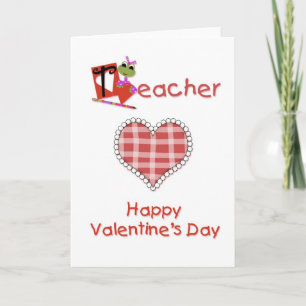 Cartes Pour Fêtes Annuelles Enseignant Valentine