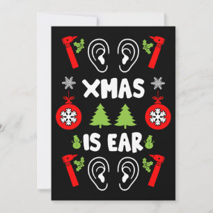 Cartes Pour Fêtes Annuelles ENT Doctor Christmas