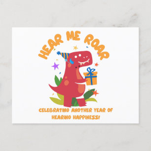 Cartes Pour Fêtes Annuelles Entendez-moi rugir Cochlear Implant Audience Anniv